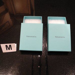 2 TIFFANY JEWERLY BOXES ALL SAME SIZE